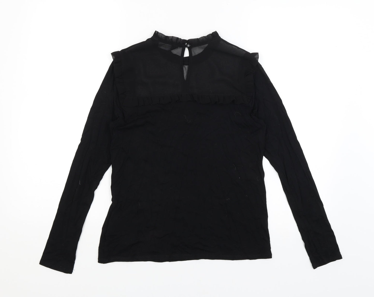 Dorothy Perkins Womens Black   Basic T-Shirt Size 10