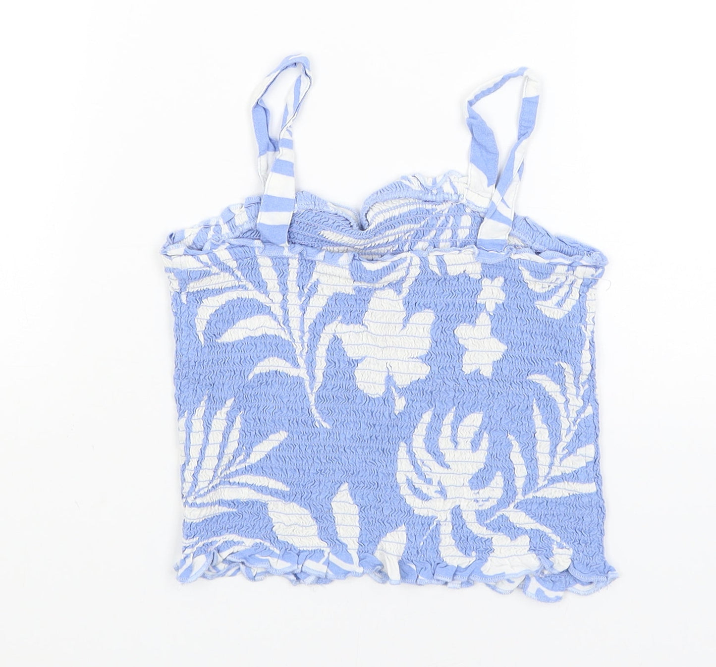 Nutmeg Girls Blue   Cropped Tank Size 9-10 Years