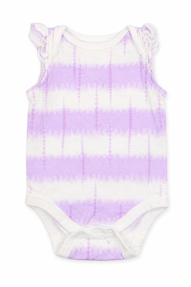 Baby Gap Baby Purple Striped  Romper One-Piece Size 3-6 Months