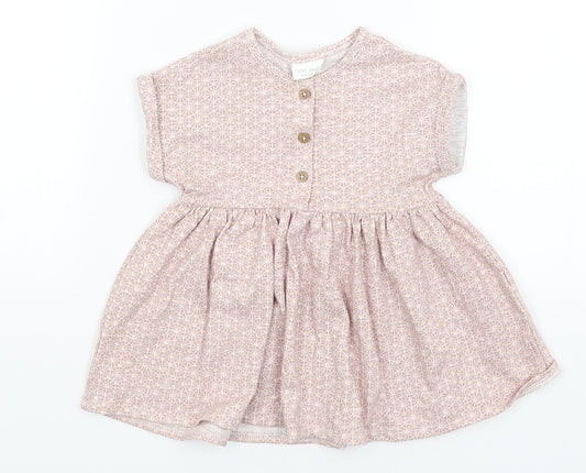 NEXT Baby Purple Geometric  Fit & Flare  Size 3-6 Months