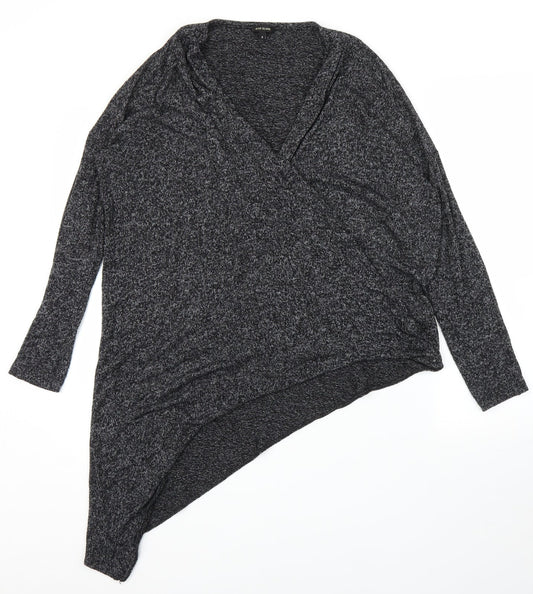 River Island Womens Grey   Basic Blouse Size 8