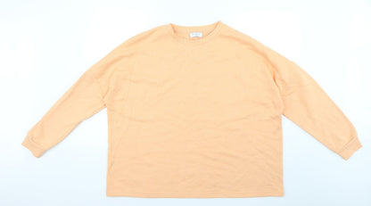 Front view of Papaya men’s orange jumper, size XL