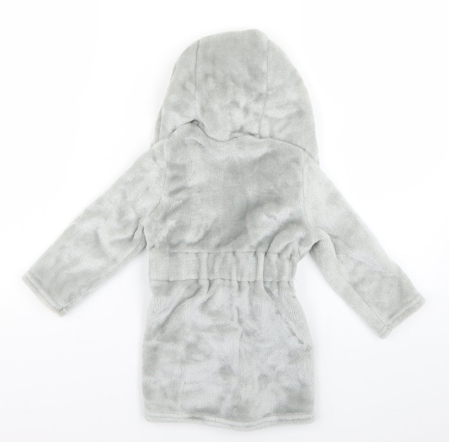Tesco Baby Grey Geometric  Babydoll Robe Size 12-18 Months