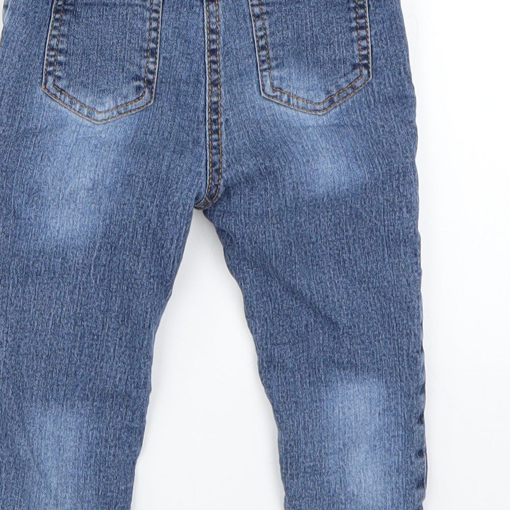 so cute Baby Blue   Cropped Jeans Size 12-18 Months