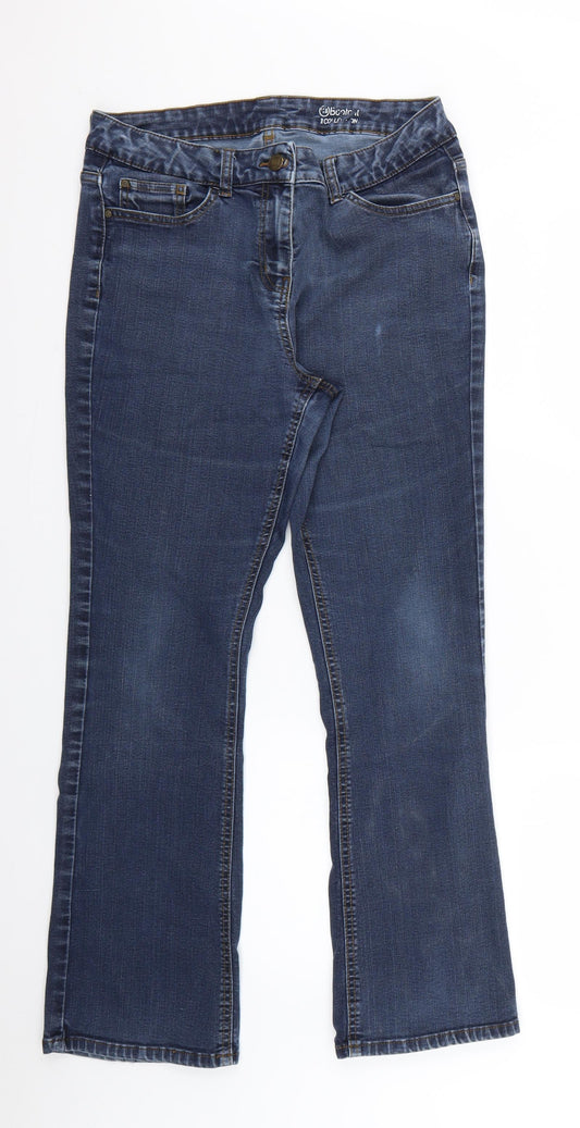 The Collection Womens Blue   Straight Jeans Size 12 L27 in