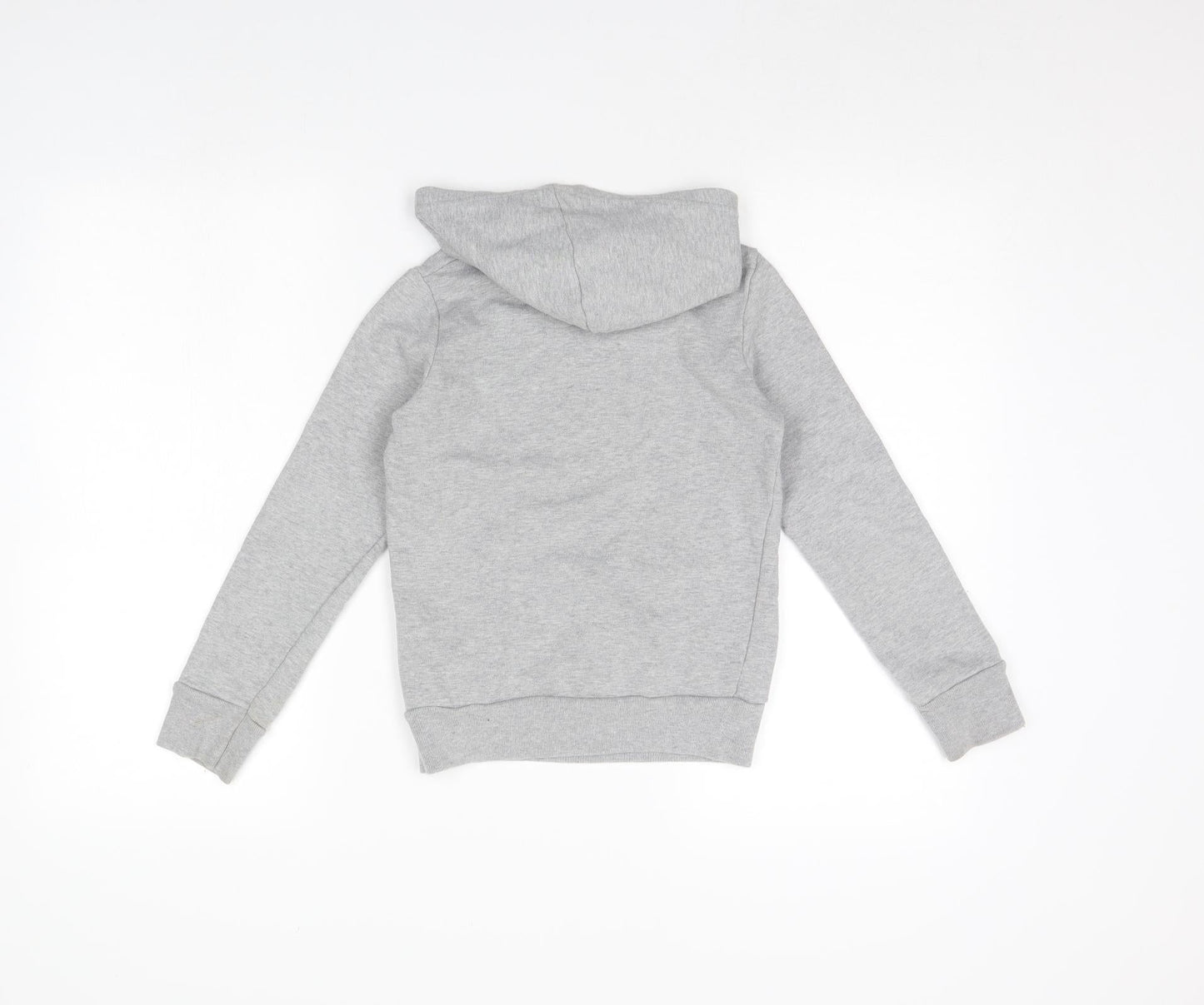 Benetton Girls Grey   Pullover Hoodie Size 7 Years