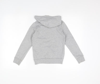 United Colors of Benetton Girls Grey   Pullover Hoodie Size 7 Years