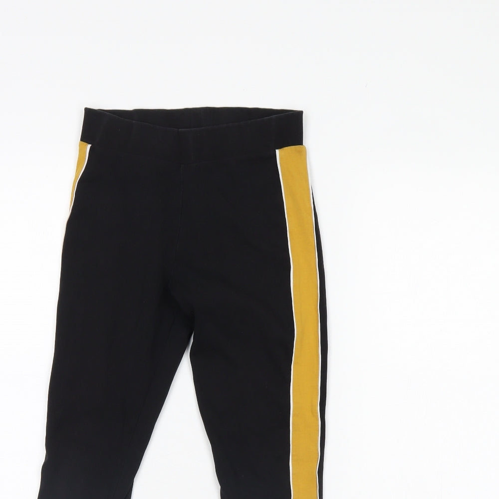 Candy Couture Girls Black   Capri Trousers Size 9 Years