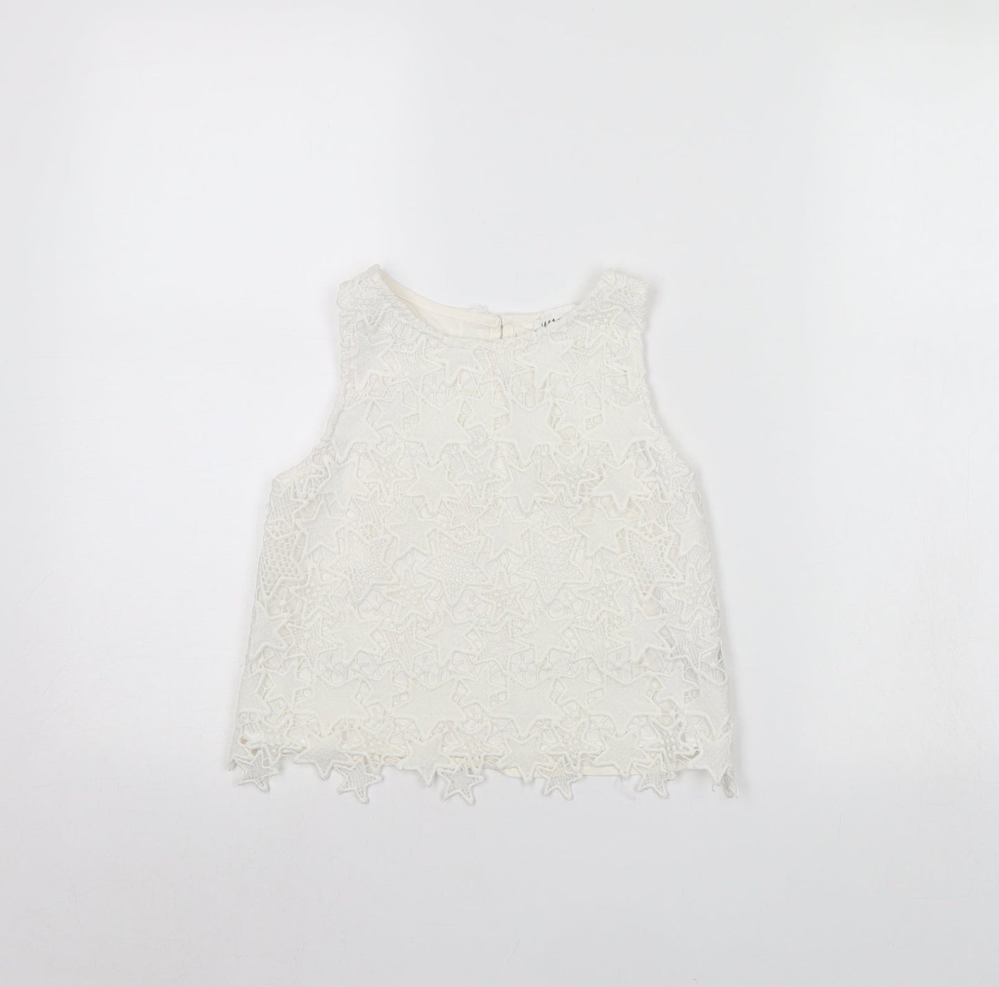 H&M Girls White   Basic Tank Size 9 Years