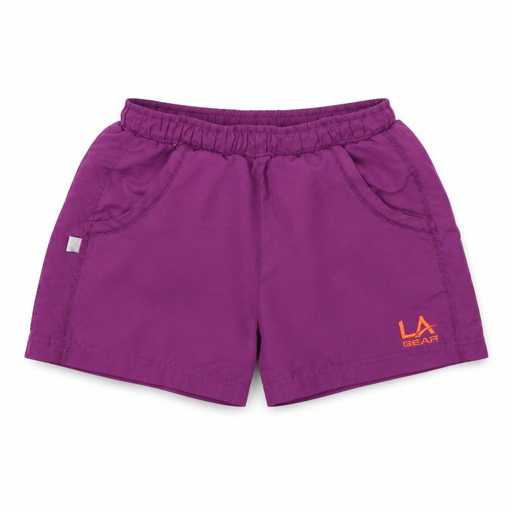 LA Gear Girls Purple   Sweat Shorts Size 9 Years