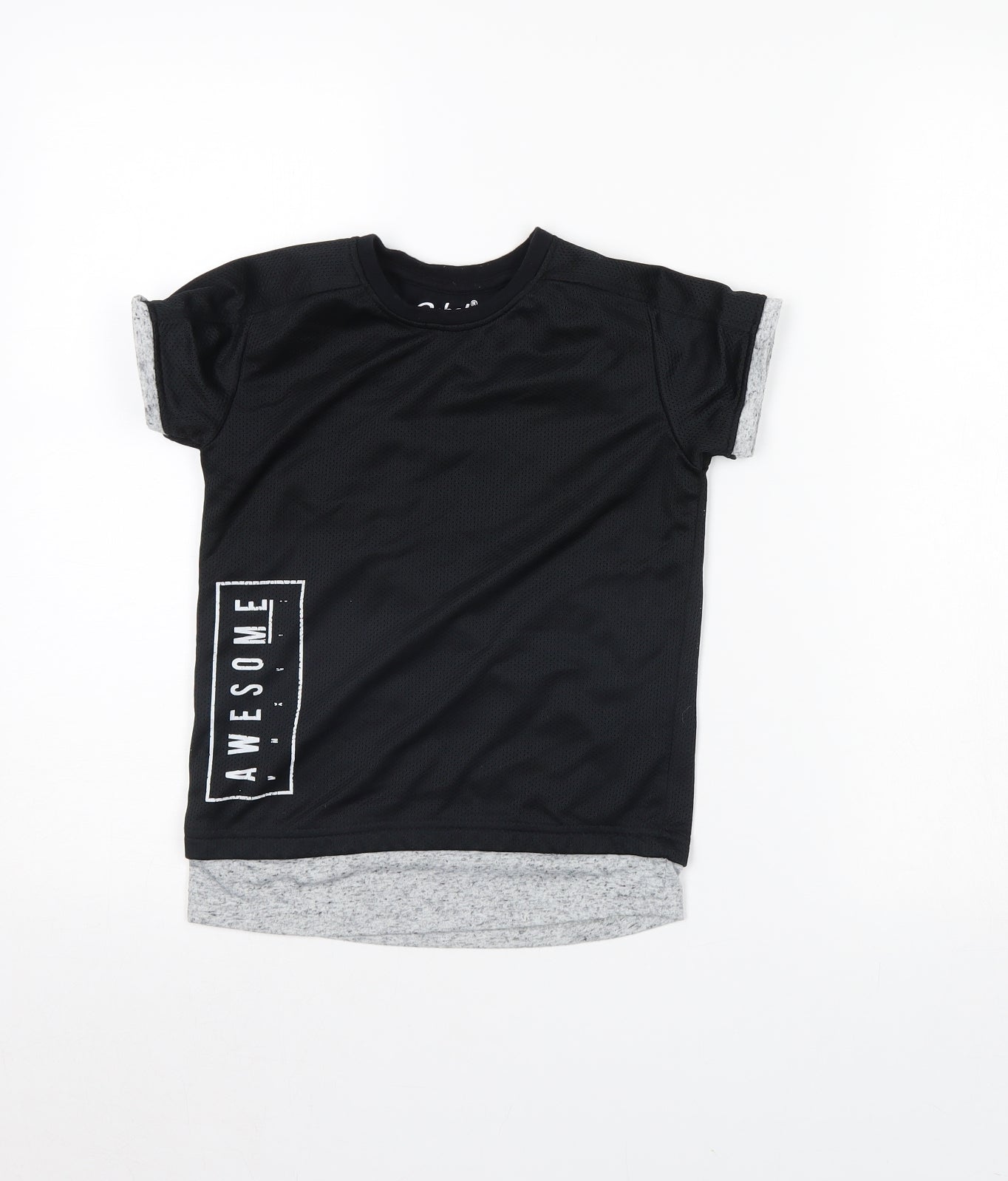 Primark Boys Black   Basic T-Shirt Size 5 Years