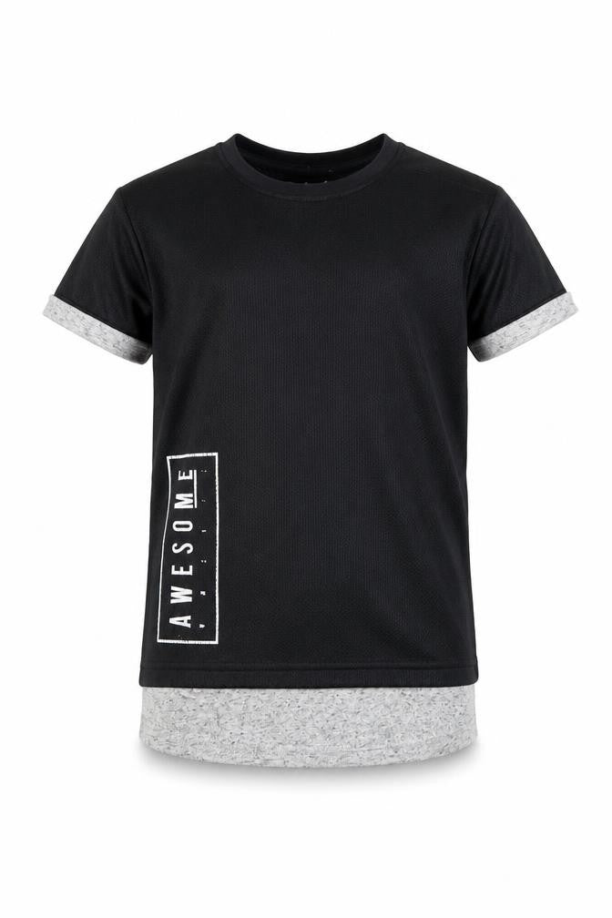 Primark Boys Black   Basic T-Shirt Size 5 Years