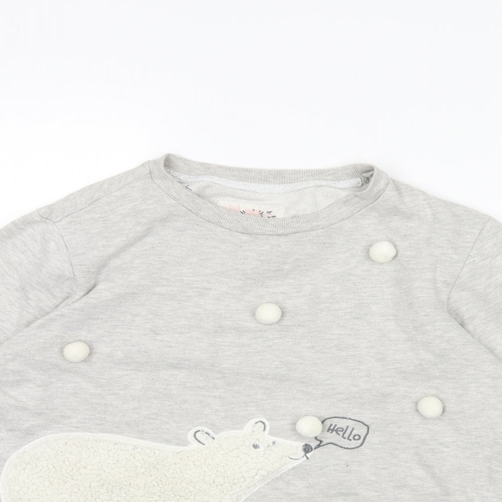 Lounge and Sleepwear Womens Grey   Pullover Jumper Size 10  - Polar bear
