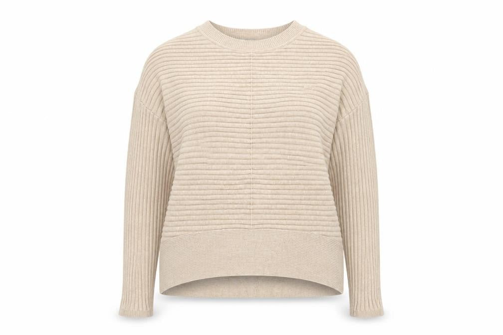 George Womens White  Knit Pullover Sweatshirt Size 18