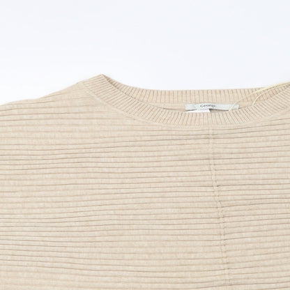 George Womens White  Knit Pullover Sweatshirt Size 18