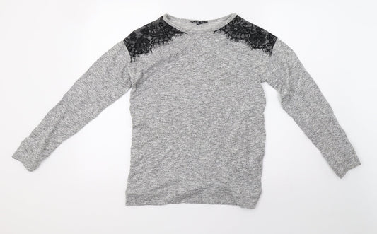 Primark Womens Grey   Pullover Sweatshirt Size 6