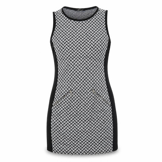 Select Womens Black Chevron  Mini  Size 12