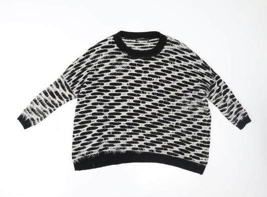 QED London Womens Black   Pullover Jumper Size L