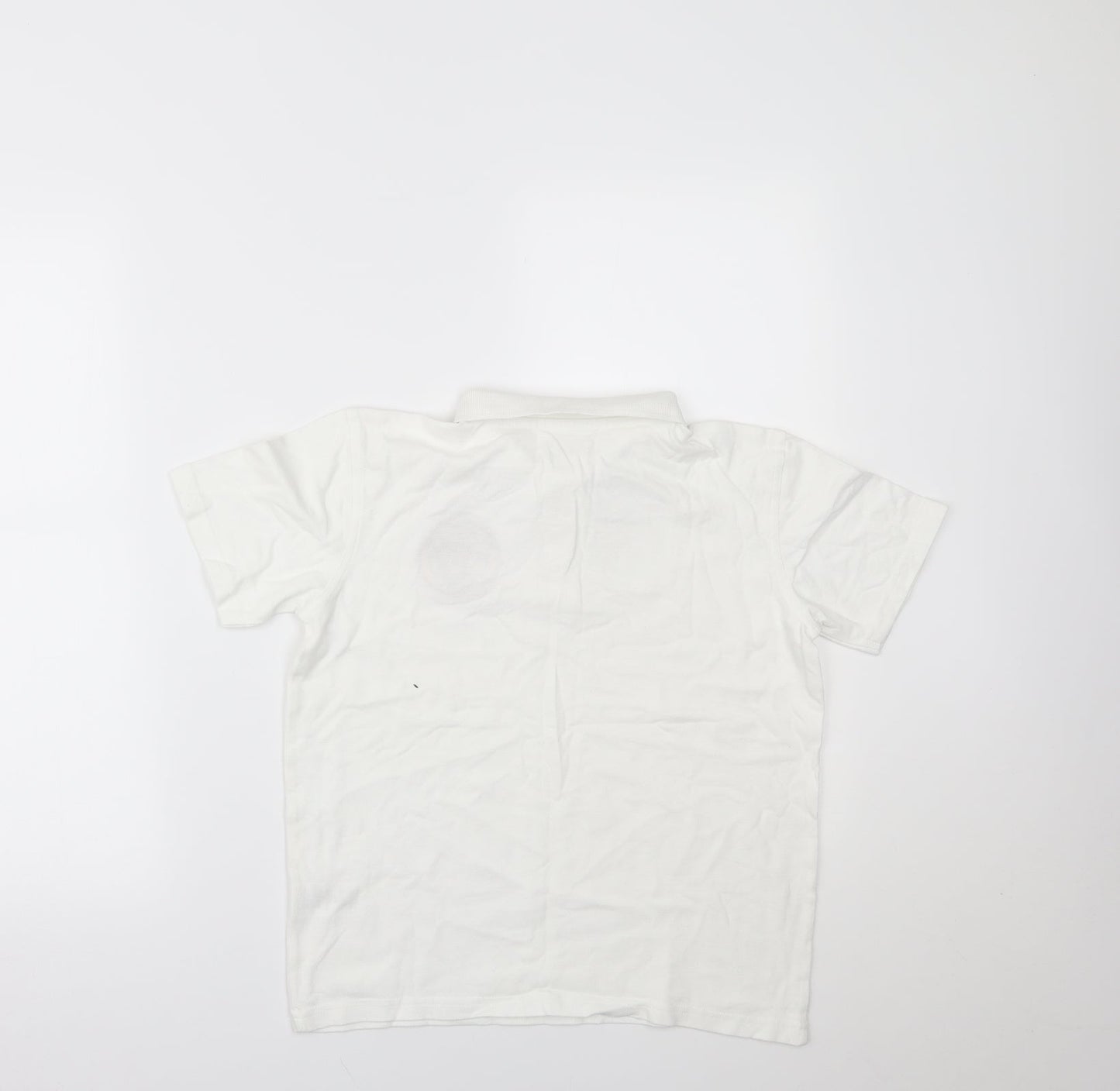 George Boys White   Basic Polo Size 11-12 Years