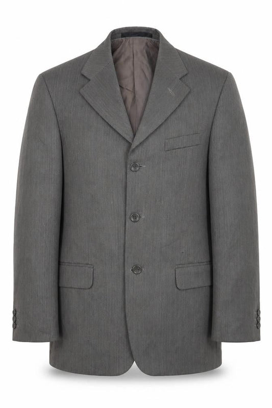 Armando Mens Grey   Jacket Suit Jacket Size 38