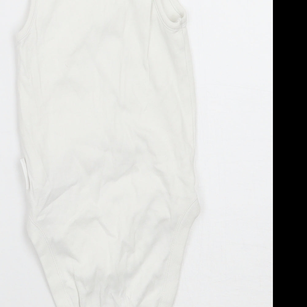 NEXT Boys White   Babygrow One-Piece Size 6-9 Months