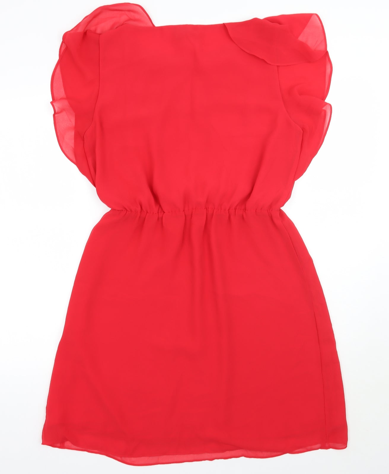 H&M Womens Red  Rayon A-Line  Size 10
