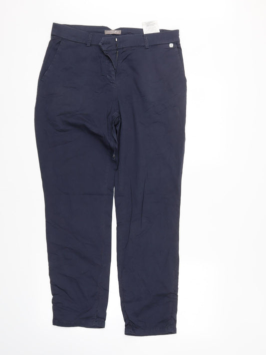 Christian Berg Womens Blue   Chino Trousers Size 12 L27 in