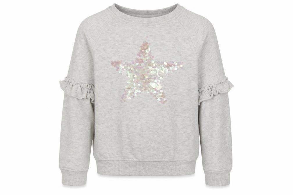 NEXT Girls Grey   Pullover Sweatshirt Size 6 Years