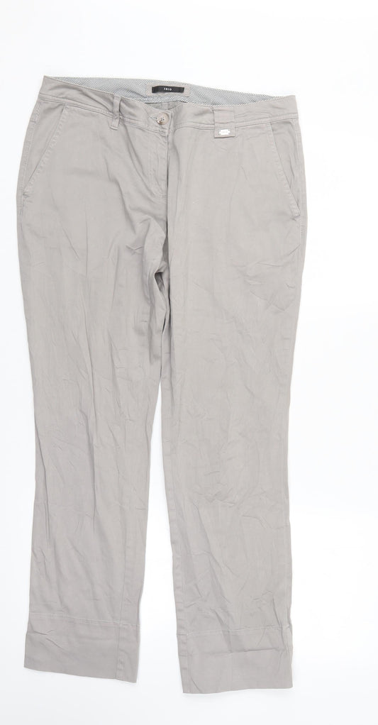 Zero Womens Grey   Straight Jeans Size 10 L28 in