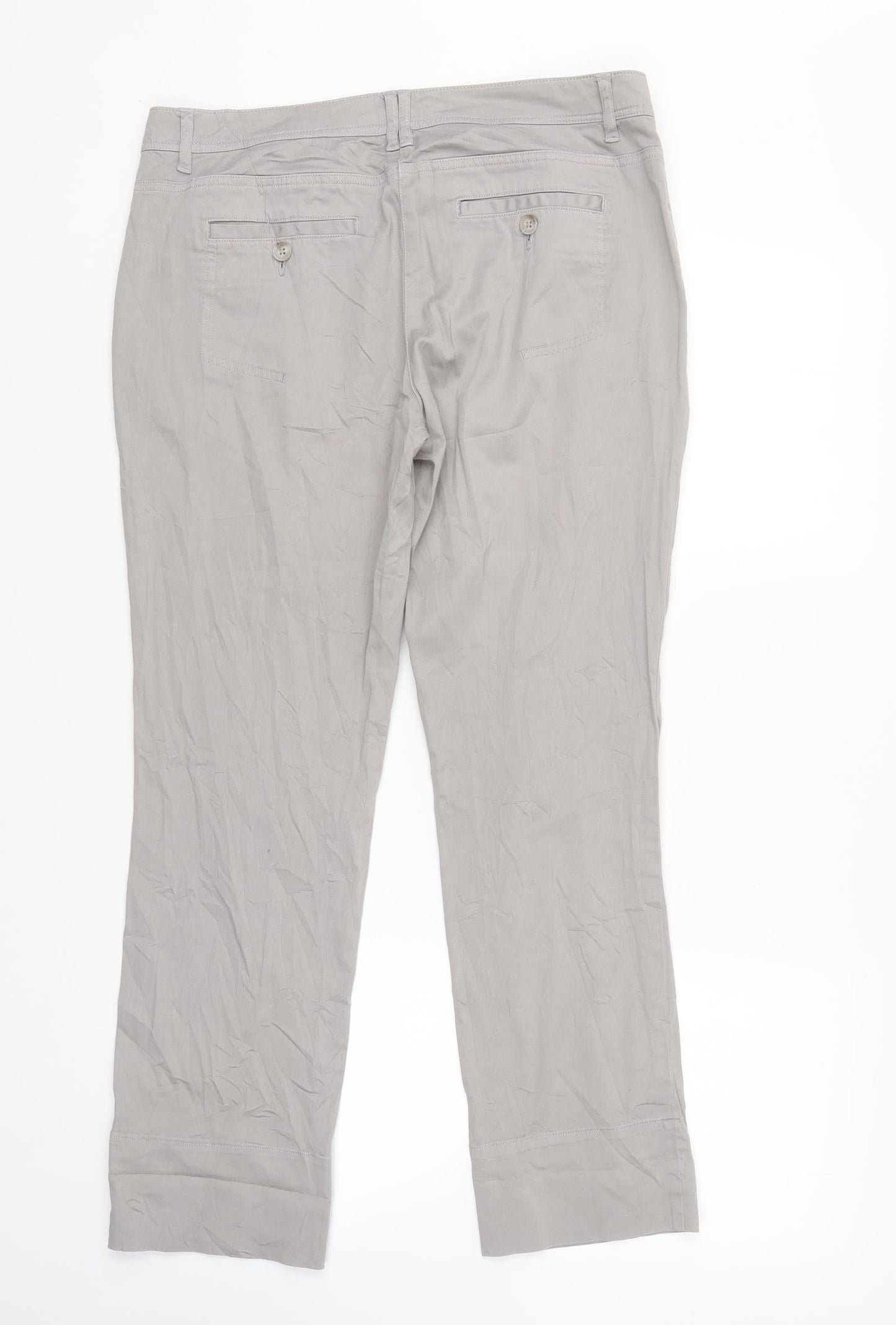 Zero Womens Grey   Straight Jeans Size 10 L28 in