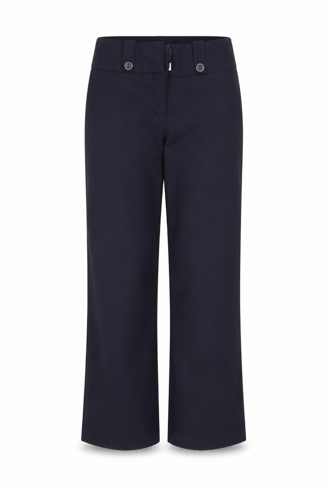 Back To School Girls Blue    Trousers Size 8-9 Years - School Trousers