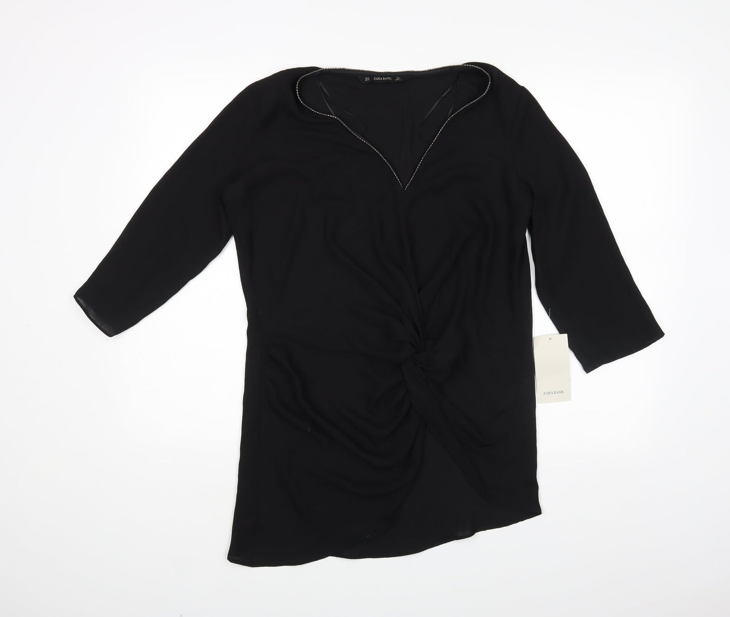 Zara Womens Beige   Basic Blouse Size M