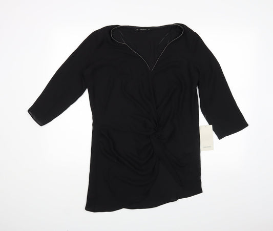 Zara Womens Beige   Basic Blouse Size M