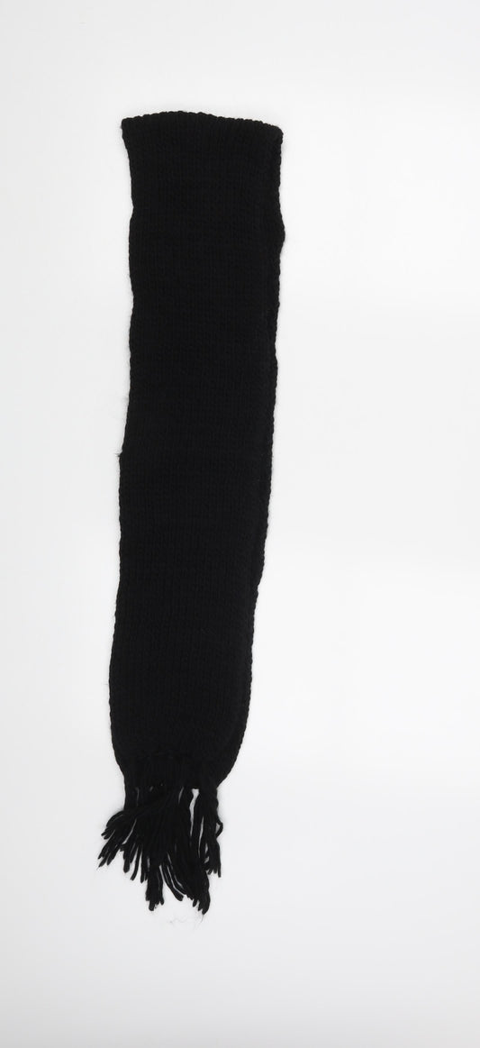 Preworn Womens Black    Scarf