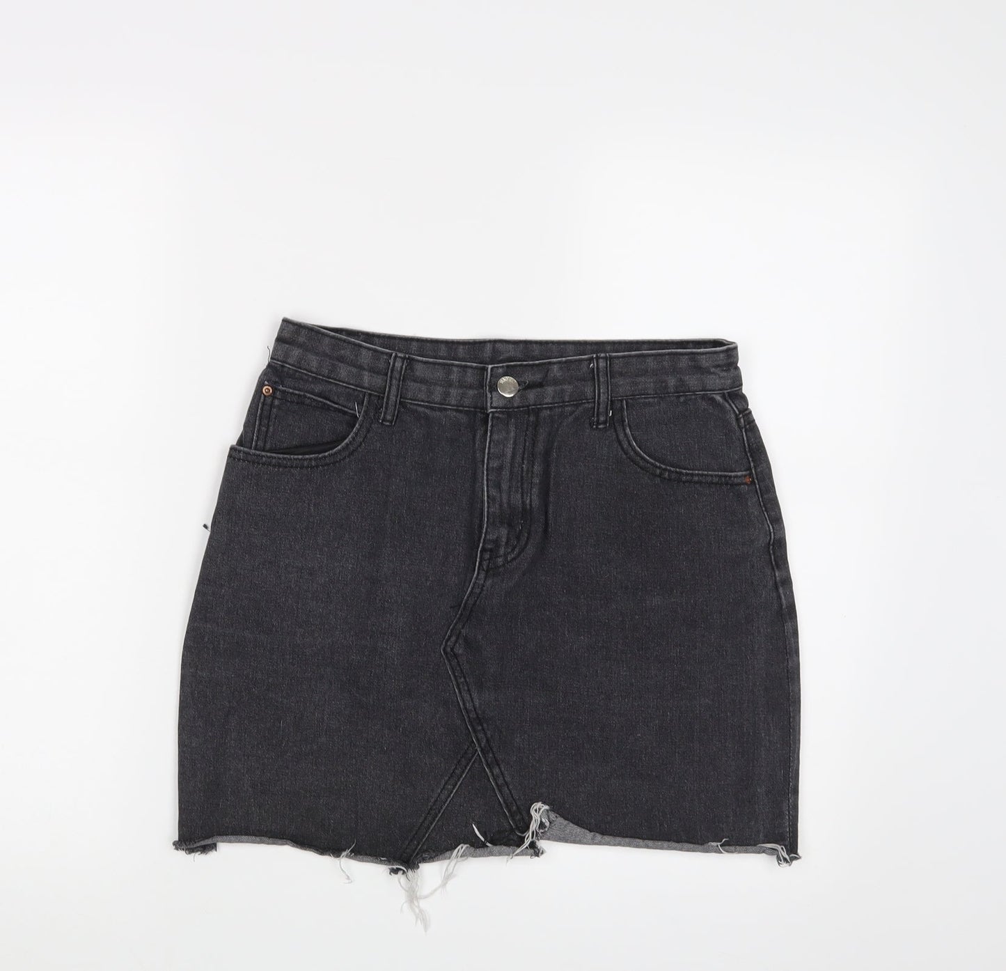 Jeans Womens Grey   Mini Skirt Size L