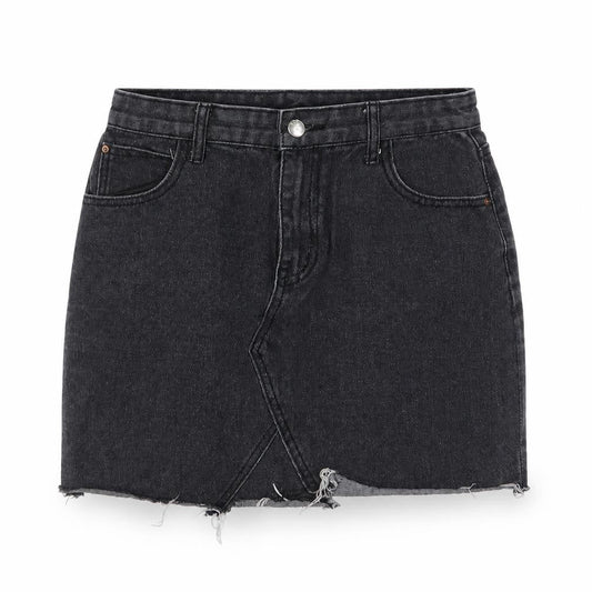 Jeans Womens Grey   Mini Skirt Size L