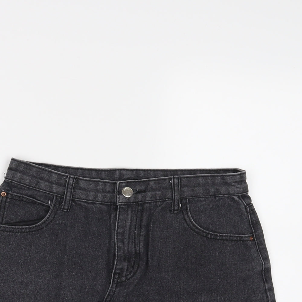 Jeans Womens Grey   Mini Skirt Size L