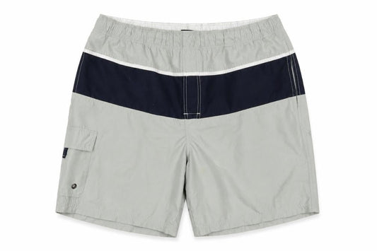 Authentic Mens Green   Cargo Shorts Size L - Elastic Waist Band