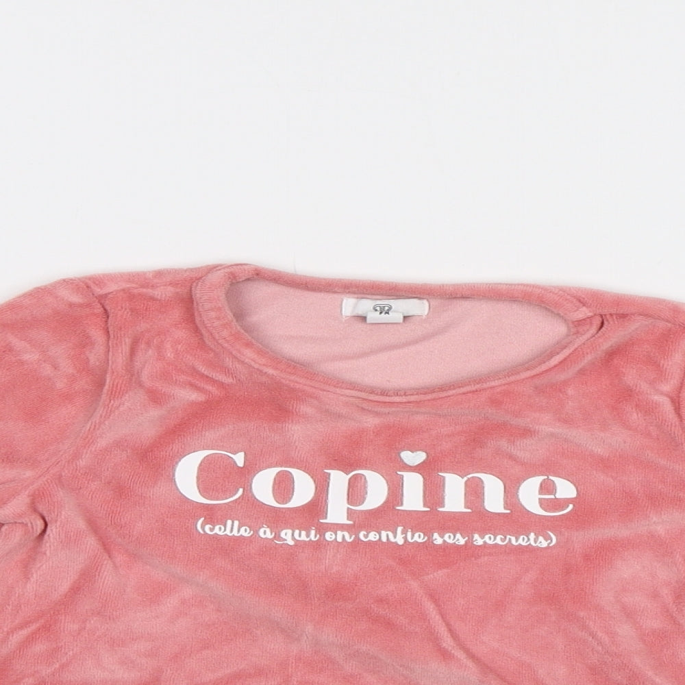 La Redoute Girls Pink   Pullover Sweatshirt Size 2-3 Years