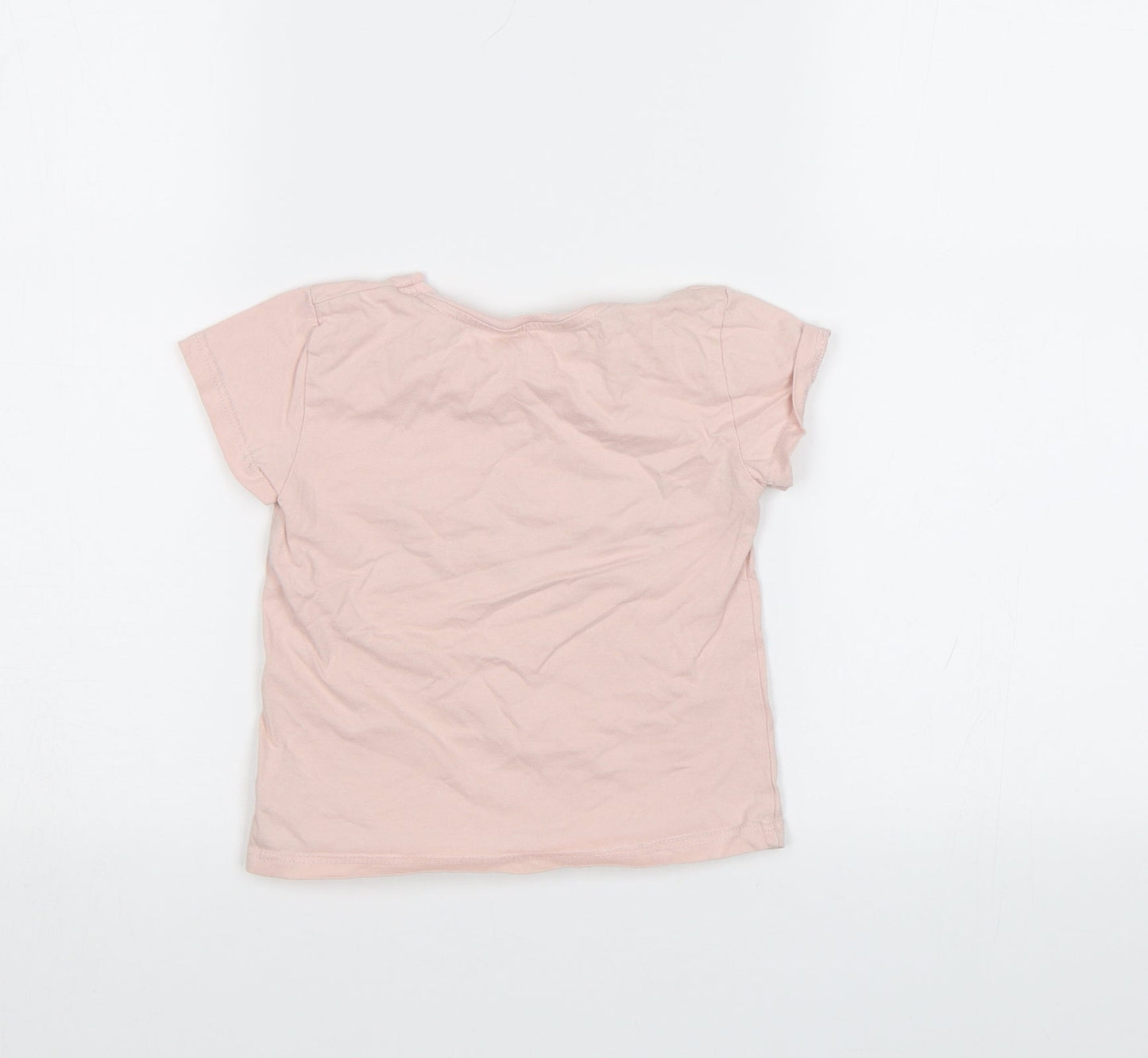 River Island Girls Pink   Basic T-Shirt Size 2 Years
