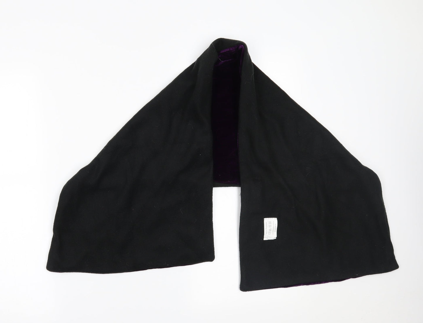 Preworn Womens Black    Scarf
