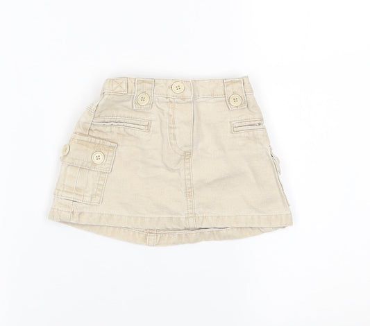 NEXT Girls Beige   A-Line Skirt Size 3-6 Months