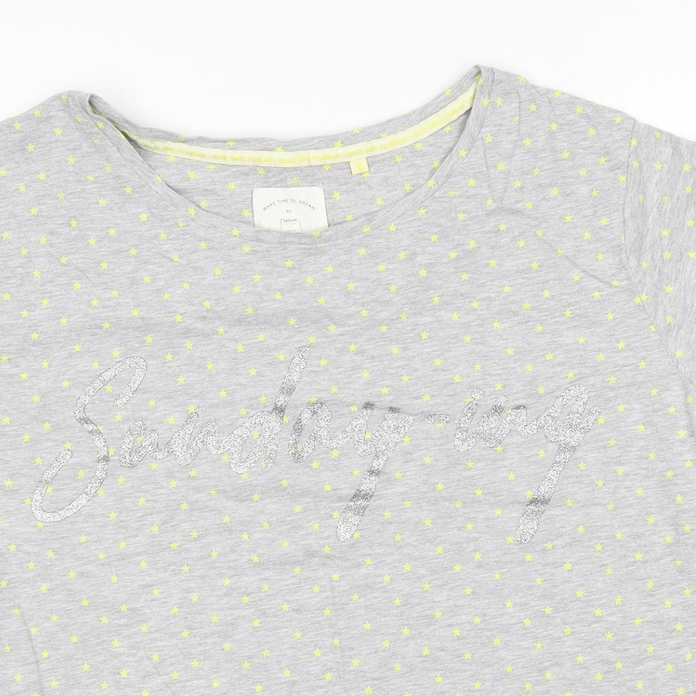 NEXT Womens Grey    Pyjama Top Size M  -
