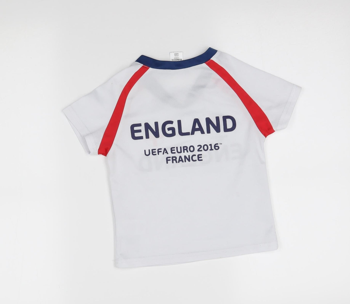 euro 2016 france Girls White   Basic T-Shirt Size 2-3 Years  - england