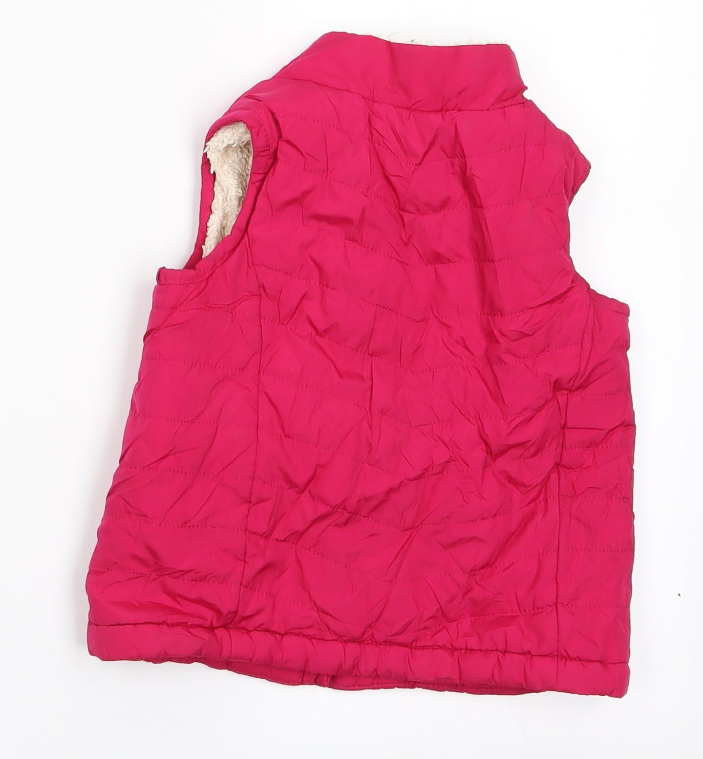 Gap Girls Pink   Gilet Coat Size 2 Years