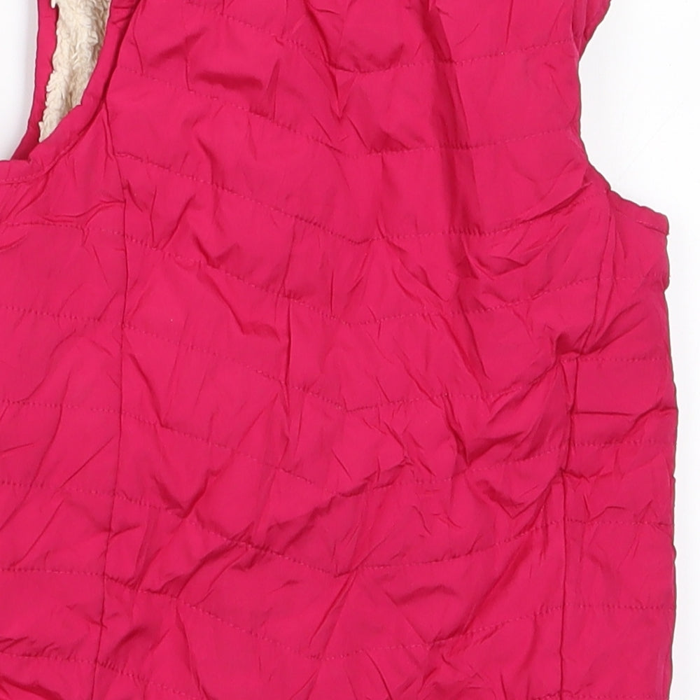 Gap Girls Pink   Gilet Coat Size 2 Years