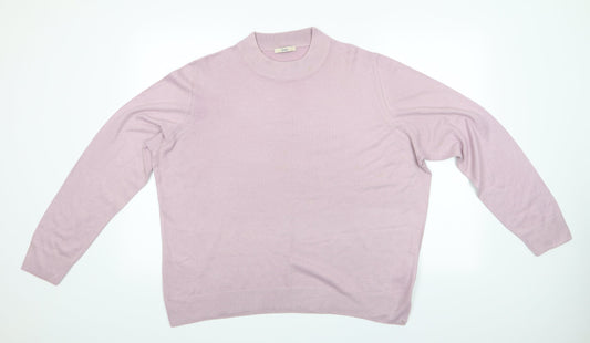 Marks and Spencer Womens Pink   Pullover Jumper Size 20