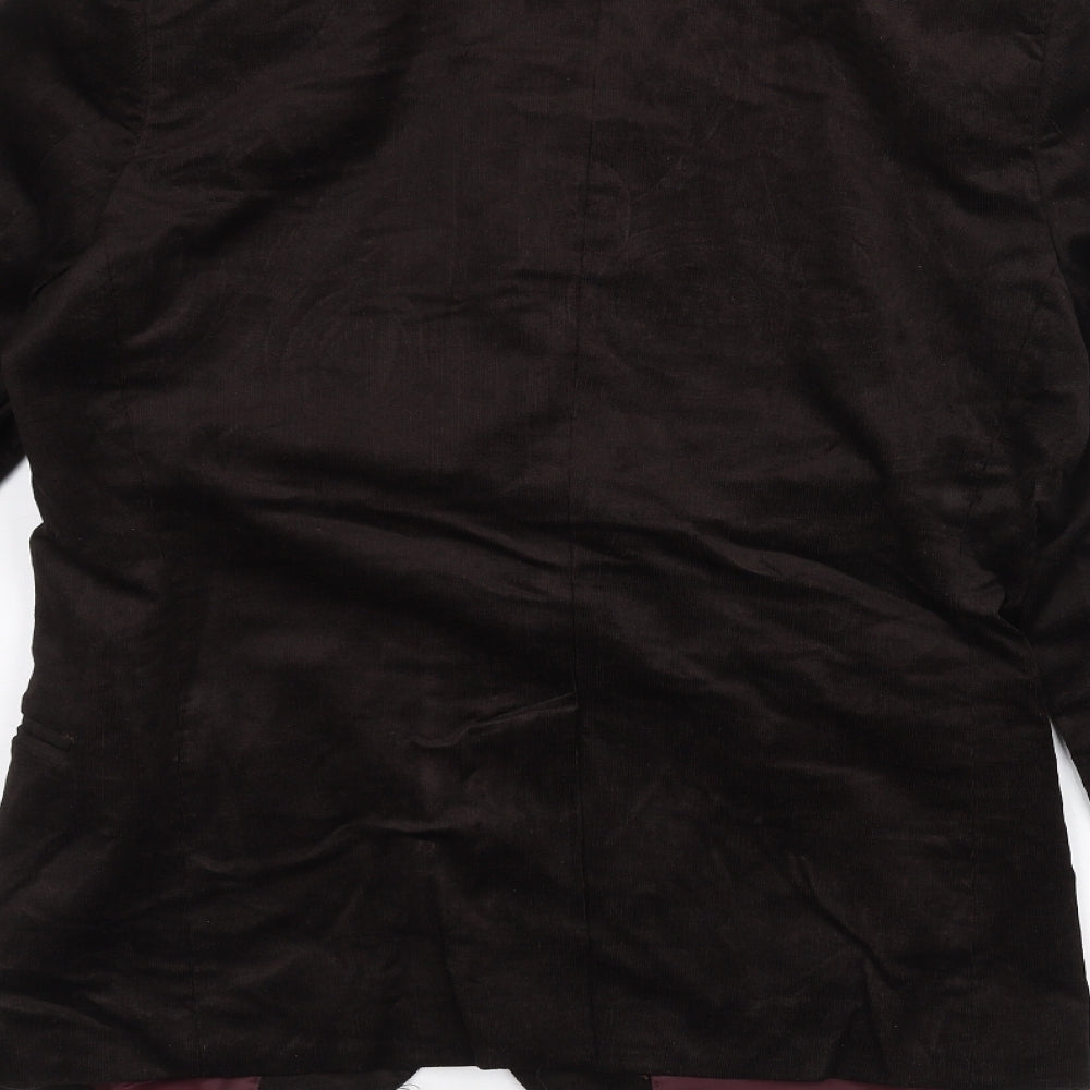 H&M Mens Brown   Jacket Suit Jacket Size 36