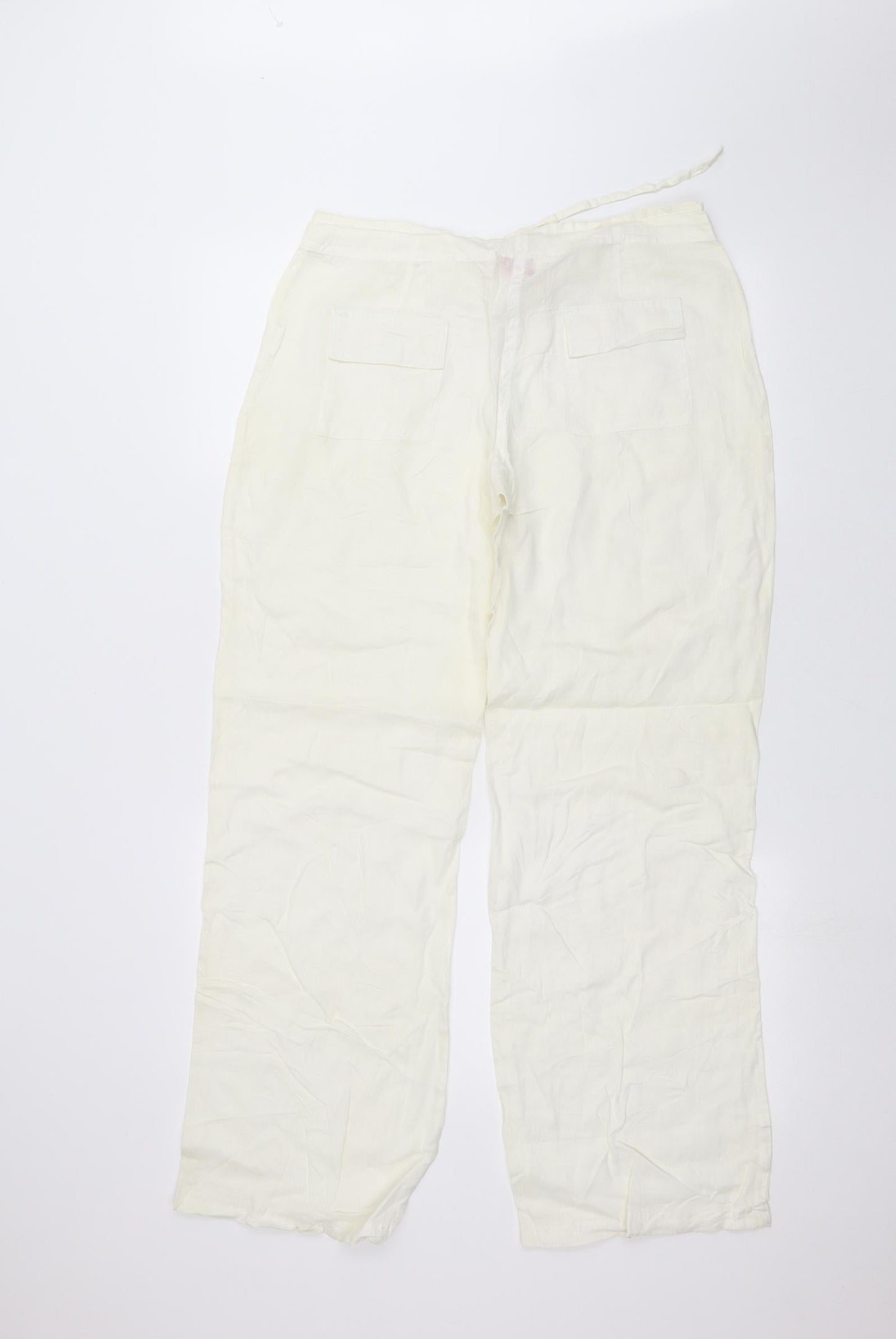 NEWORLD Womens White   Trousers  Size L L28 in