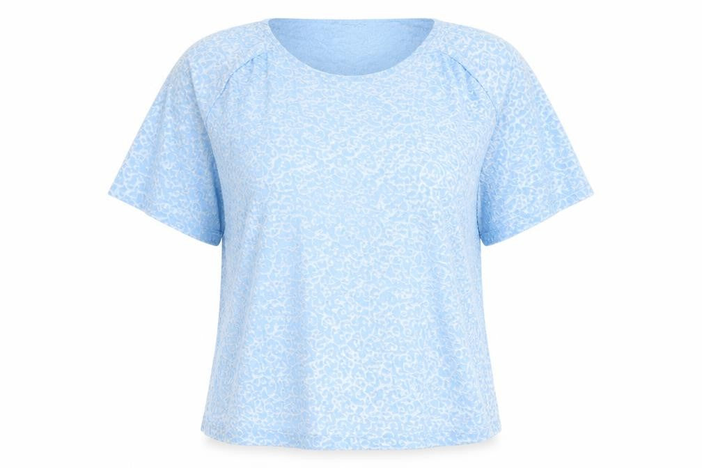 Blind Date Womens Blue   Basic T-Shirt Size L
